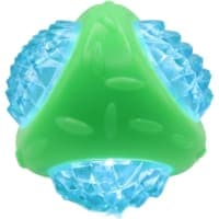 Spiky Glow-in-the-Dark Squeaky Chew Ball